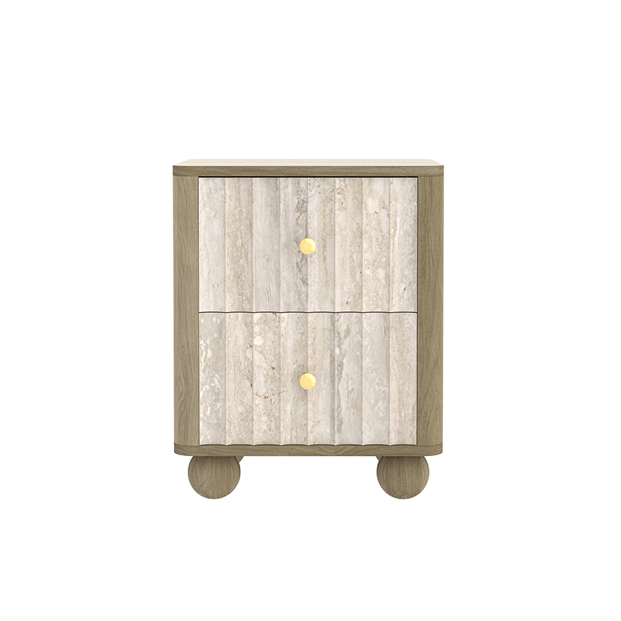 Pebble Groove Nightstand